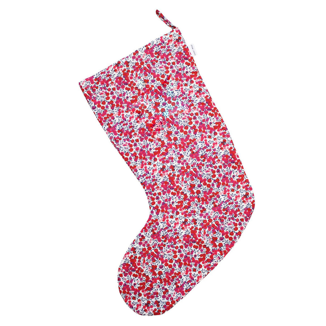 FABRIC CHRISTMAS STOCKING