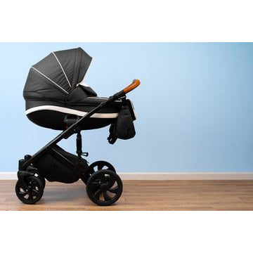 Max Equipped Stroller 4-35lbs, 4 Harness Heights, Latch Equipped, Extra Large Storage Basket